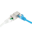 FEED-THRU KEYSTONE CONNECTOR RJ45->RJ45 CAT.5E FTP 90 LANBERG