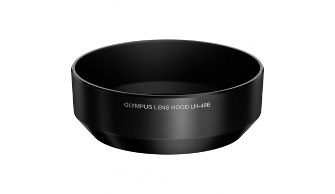 Olympus LH-49B Lens Hood for M2518 black