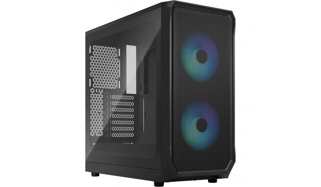 Fractal Design Focus 2 RGB Black TG Clear Tint, tower case (black, tempered glass)