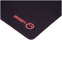 Lorgar Main 323, Gaming mouse pad, Precise control surface, Red anti-slip rubber base, size: 360mm x