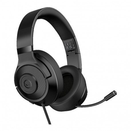 LORGAR Noah 101, Gaming headset with microphone, 3.5mm jack connection, cable length 2m, foldable de