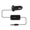 USB charger + FM transmitter (12V, 24V)