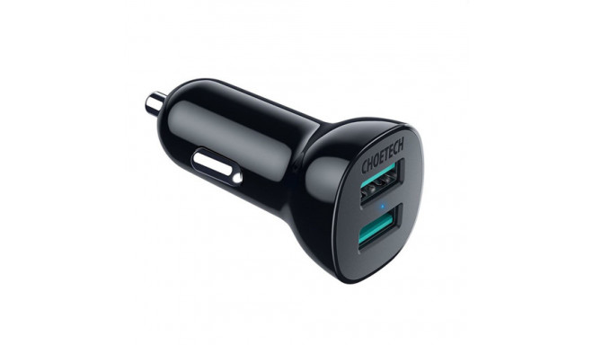 Charger CHOETECH 2xUSB A, 36W, QC3.0