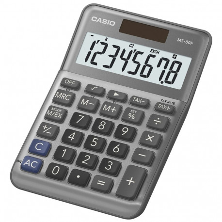Lauakalkulaator CASIO MS-80F, metal faceplate