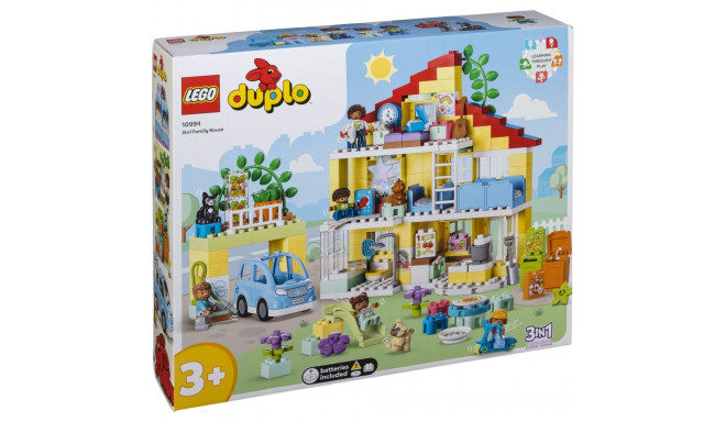 LEGO DUPLO Town 10994 3-ühes pereelamu