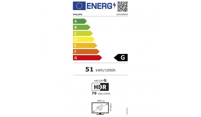 Philips Evnia 42M2N8900 138Hz 0,1ms 4K OLED monitor