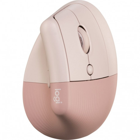 Myszka pionowa Logitech Lift bezprzewodowa różowa