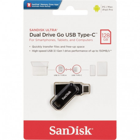 SanDisk 128GB Ultra Dual Drive Go USB Type-C