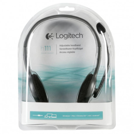 Logitech H111 Headset szary
