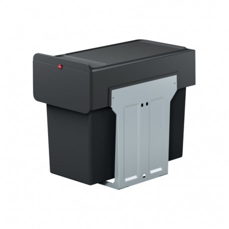HAILO Atkritumu tvertne iebuvejama EcoLine Design L / 2x14L / melna 030310100