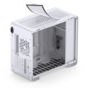 Jonsbo U4 Mini Micro-ATX Case, Tempered Glass - white