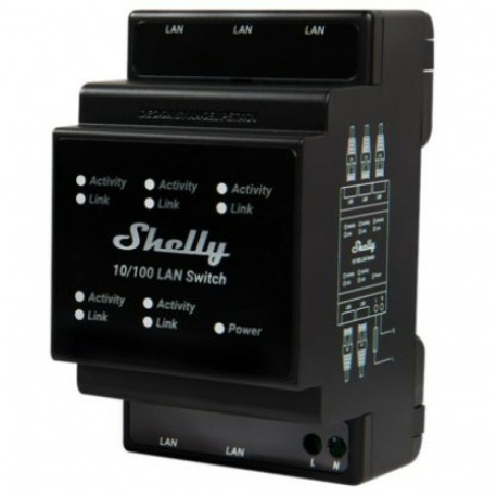 "Shelly Relais ""Switch"" 5 Ports 10/100 Mbit"