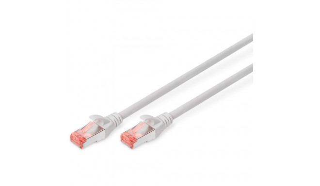 "DIGITUS Patchkabel Cat6 S/FTP 2xRJ45 15.0m grau Hebelschutz Polybeutel"