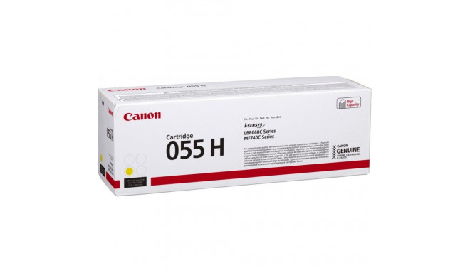 "Canon Toner 055 H Gelb bis zu 5.900 Seiten"