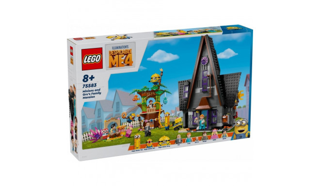LEGO Minions 75583 Minions and Gru&#39;s Family Mansion