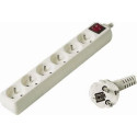 PremiumCord power strip 6 sockets 7 m white (pp6k07)