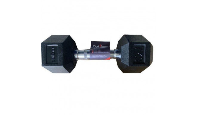 RUBBER HEXDUMBBELL YLDB35 7KG