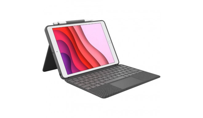 Logitech Combo Touch iPadile (7., 8. ja 9. põlvkond) - GRAFIIT - UK (920-009629)