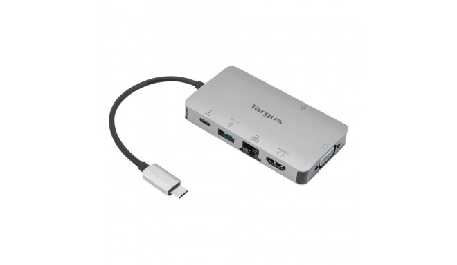 Targus USB-C DP Alt Mode ühe video 4K HDMI/VGA dokkimisjaam 100W PD läbipääsuga | Targus