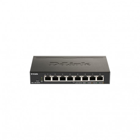 D-Link | 8-Port Gigabit PoE Smart Managed Switch | DGS-1100-08PV2 | Web managed | Desktop | Power su