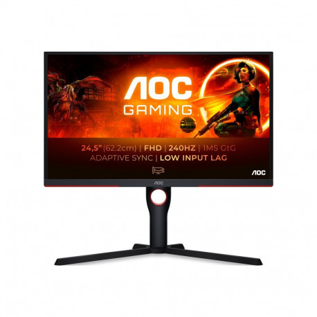 AOC | Monitor | 25G3ZM/BK | 24.5 " | VA | FHD | 16:9 | 240 Hz | 1 ms | 1920 x 1080 | 300 cd/m² | HDM
