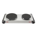 Tristar | Free standing table hob | KP-6248 | Number of burners/cooking zones 2 | Stainless Steel/Bl