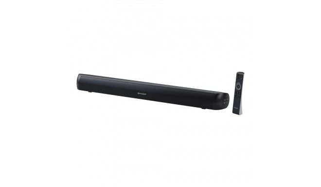 Sharp HT-SB107 2.0 Compact Soundbar for TV up to 32", HDMI ARC/CEC, Aux-in, Optical, Bluetooth, 65cm