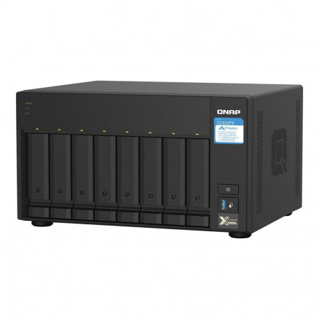 QNAP | 8-Bay QTS NAS | TS-832PX-4G | Up to 8 HDD/SSD Hot-Swap | AnnapurnaLabs Alpine | AL324 ARM Cor