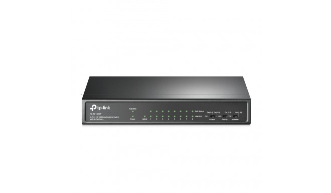 TP-LINK Lüliti TL-SF1009P Juhtimata Lauaarvuti 10/100 Mbps (RJ-45) portide arv 9 PoE+ portide arv 8 