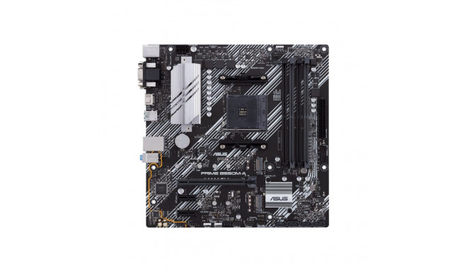 Asus | PRIME B550M-A | Processor family AMD | Processor socket AM4 | DDR4 | Memory slots 4 | Support