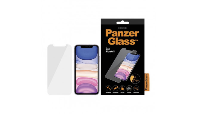 PanzerGlass | Apple | iPhone XR/11 | Hybrid glass | Transparent | Full frame coverage; Rounded edges