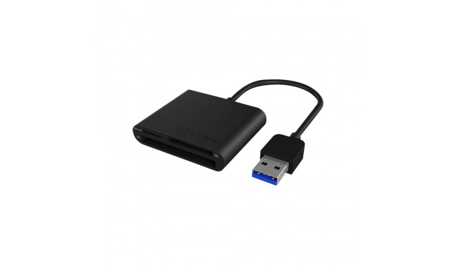 Raidsonic | ICY BOX | IB-CR301-U3 USB 3.0 External card reader | USB 3.0 Type-A | 3 x card reader sl