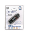 Logilink | Cardreader USB 2.0 Stick external for MMC, RS-MMC, SD and SD HC