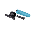 Cyclonic vacuum cleaner attachment with lock MAKITA CL, DCL, black