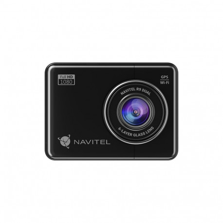 Navitel | R9 DUAL | Wi-Fi | Two-channel Full HD Dashcam | Audio recorder