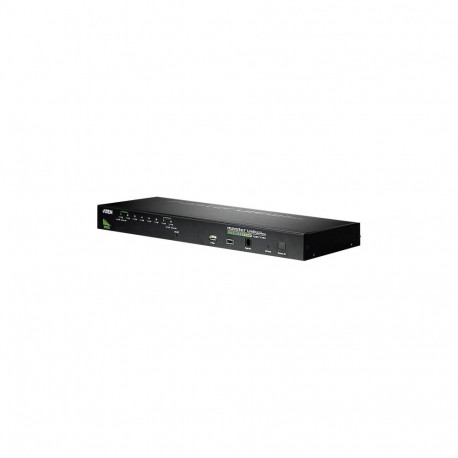 Aten | 8-Port PS/2-USB VGA KVM Switch with Daisy-Chain Port and USB Peripheral Support | CS1708A | W