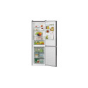 Candy | Refrigerator | CCE4T618EB | Energy efficiency class E | Free standing | Combi | Height 185 c