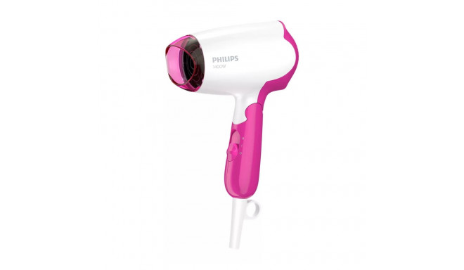 Philips | Hair Dryer | BHD003/00 | 1400 W | Number of temperature settings 2 | White/Pink