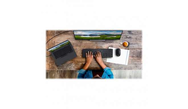 Dell klaviatuuri ja hiire komplekt KM5221W Pro juhtmevaba US patareid kaasas, must