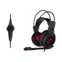 MSI DS502 Gaming Headset, Wired, Black/Red | MSI | DS502 | Wired | Gaming Headset | N/A