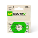 ACCU GP RECYKO AAA.650MAH 2PCS