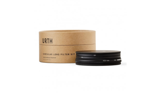 Urth 37mm UV, Circular Polarizing (CPL), ND2 400 Lens Filter Kit