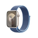 Crong Nylon - Pasek sportowy do Apple Watch 42/44/45/49 mm (Ocean Blue)