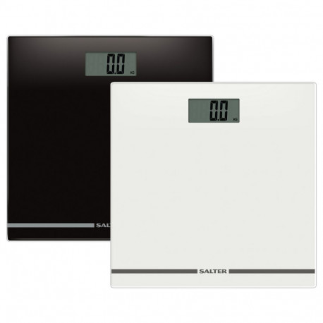 Salter 9205 BHCFEU12 Large Display Glass Electric Scale, Black