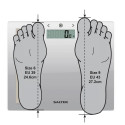 Salter 9113 SV3RAREU16 Compact Glass Analyser Bathroom Scales - Silver