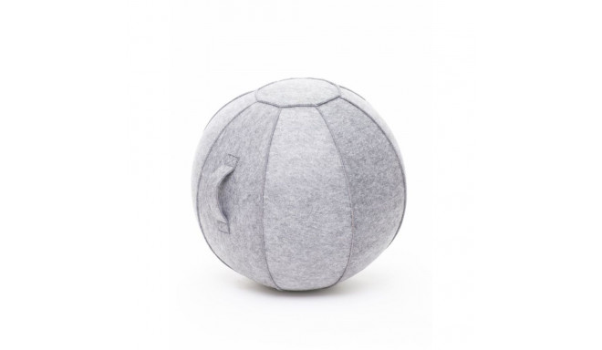 Istumispall/Tasakaalupall Stoo Active Ball D-65cm, käepide/ helehall vilt, kasutaja kasvule kuni 175