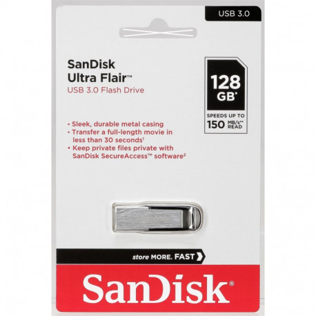 SanDisk 128GB Ultra Flair USB 3.0 150 MB/s