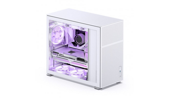 Jonsbo D41 MESH ATX Case, Tempered Glass - white