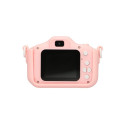 Extralink Kids Camera H27 Dual Pink | Digital Camera | 1080P 30fps, 2.0" display