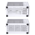 Jonsbo D31 Micro-ATX Case, Tempered Glass - white